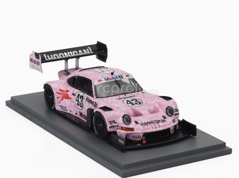 Spark-model Porsche 911 (912 Base) Hoonipigasus 1400hp N 43 Rally Pikes Peak Hill Climb 2022 Ken Block 1:43 Růžová Bílá Černá