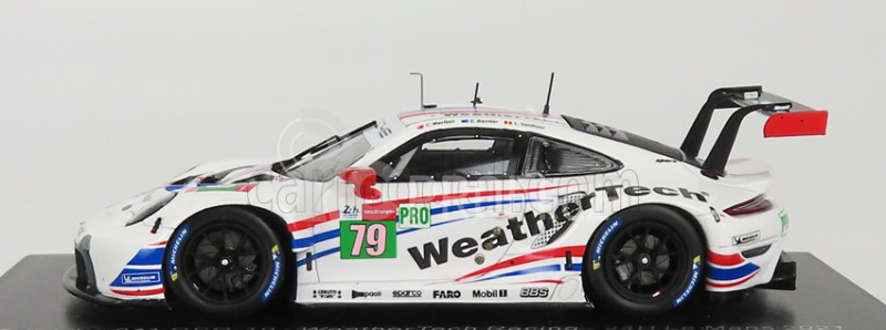 Spark-model Porsche 911 991-2 4.2l Rsr-19 Team Weathertech Racing N 79 24h Le Mans 2021 E.bamber - C.macneil - L.vanthoor 1:43 Bílá