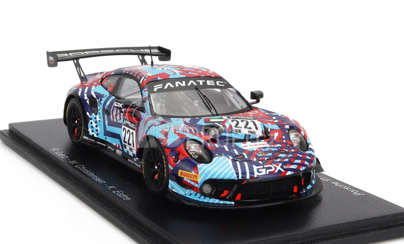 Spark-model Porsche 911 991-2 Gt3 R Team Gpx Martini Racing N 221 Test Days 24h Spa 2022 R.lietz - M.christensen - K.estre 1:43 Různé