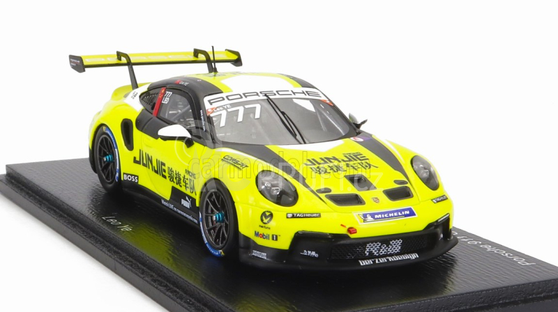 Spark-model Porsche 911 991-2 Gt3 Team Jungig N 777 Champion Asia Porsche Carrera Cup Season 2022 L.ye 1:43 Žlutá Černá
