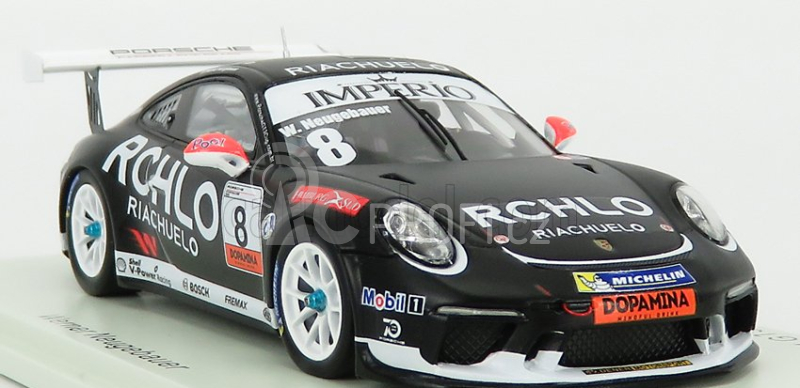 Spark-model Porsche 911 991 Gt3 Cup N 8 Champion Porsche Carrera Cup Brazil 2018 W.neugebauer 1:43 Black