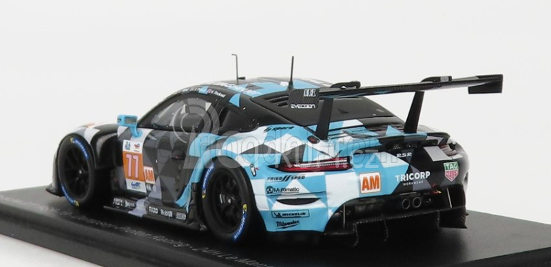 Spark-model Porsche 911 991 Rsr-19 4.2l Team Dempsey Proton Racing N 77 24h Le Mans 2022 C.ried - S.priaulx - H.tincknell 1:43 Šedá Černá Světle Modrá