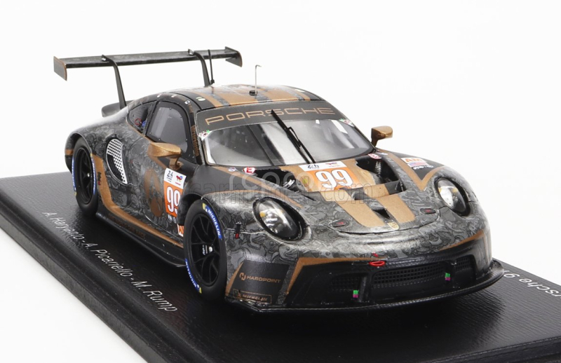 Spark-model Porsche 911 991 Rsr-19 4.2l Team Hardpoint Motorsport N 99 24h Le Mans 2022 A.haryanto - A.picariello - M.rump 1:43 Black