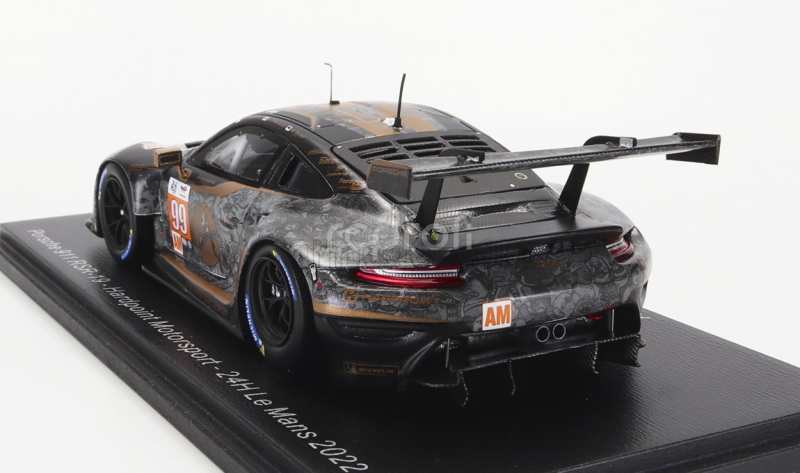 Spark-model Porsche 911 991 Rsr-19 4.2l Team Hardpoint Motorsport N 99 24h Le Mans 2022 A.haryanto - A.picariello - M.rump 1:43 Black