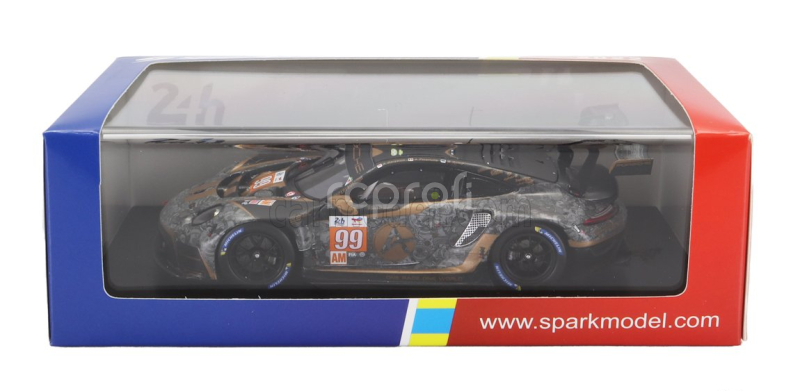 Spark-model Porsche 911 991 Rsr-19 4.2l Team Hardpoint Motorsport N 99 24h Le Mans 2022 A.haryanto - A.picariello - M.rump 1:43 Black