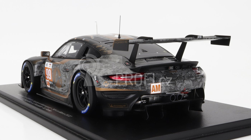 Spark-model Porsche 911 991 Rsr-19 4.2l Team Hardpoint Motorsport N 99 24h Le Mans 2022 A.haryanto - A.picariello - M.rump - Con Vetrina - With Showcase - Special Box 1:18 Black