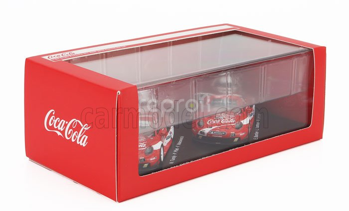 Spark-model Porsche 911 991 Rsr Team Porsche Gt Coca-cola N 911 Petit Le Mans 2019 P.pilet - N.tandy - F.makowiecki + N 912 Petit Le Mans 2018 E.bamber - L.vanthoor - M.jaminet 1:64 Červená Bílá