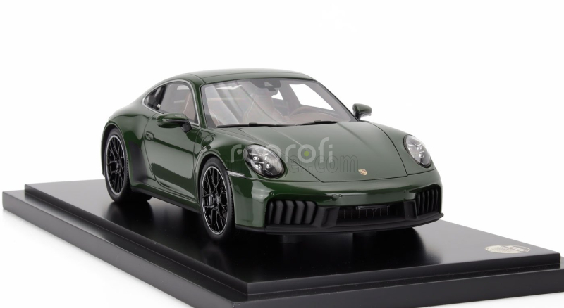 Spark-model Porsche 911 992-2 Carrera Gts Coupe Cuarenta Edition 2024 - Con Vetrina - With Showcase 1:18 Zelená