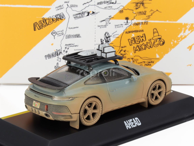 Spark-model Porsche 911 992 Dakar N 00 Ahead Coupe 2024 1:43 Zelený Odstín