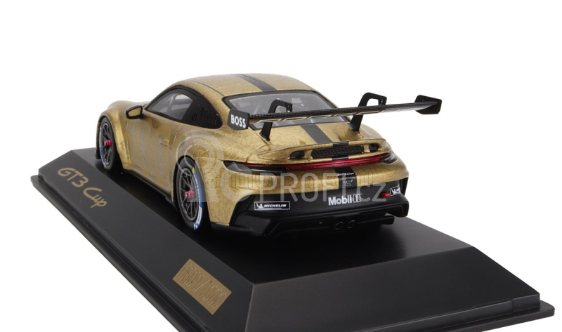 Spark-model Porsche 911 992 Gt3 Cup 5000 Coupe 2022 1:43 Matná Zlatá Černá