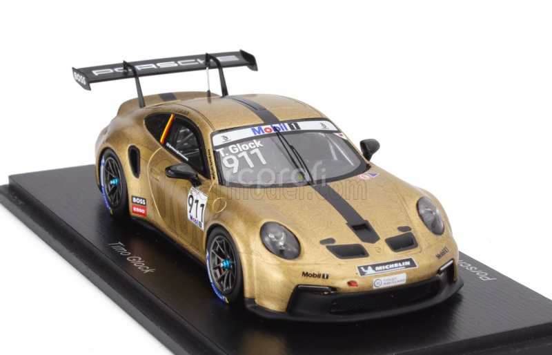 Spark-model Porsche 911 992 Gt3 Cup Team Porsche Motorsport N 911 Porsche Supercup Season 2023 Timo Glock 1:43 Zlatá Černá