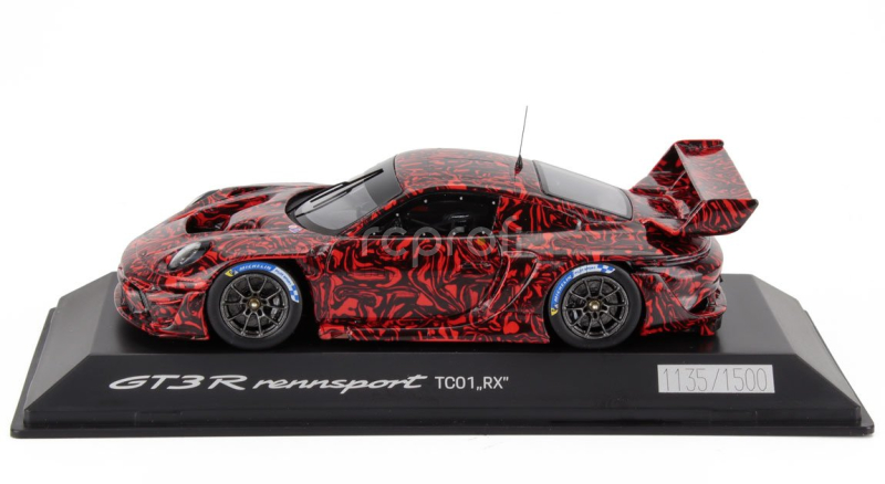 Spark-model Porsche 911 992 Gt3 R N 0 Rennsport Tco1 Rx Coupe 2023 1:43 Red