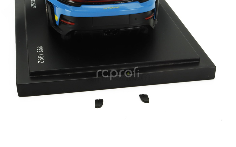 Spark-model Porsche 911 992 Gt3 Rs Coupe 2023 1:18 Světle Modrá Žlutá