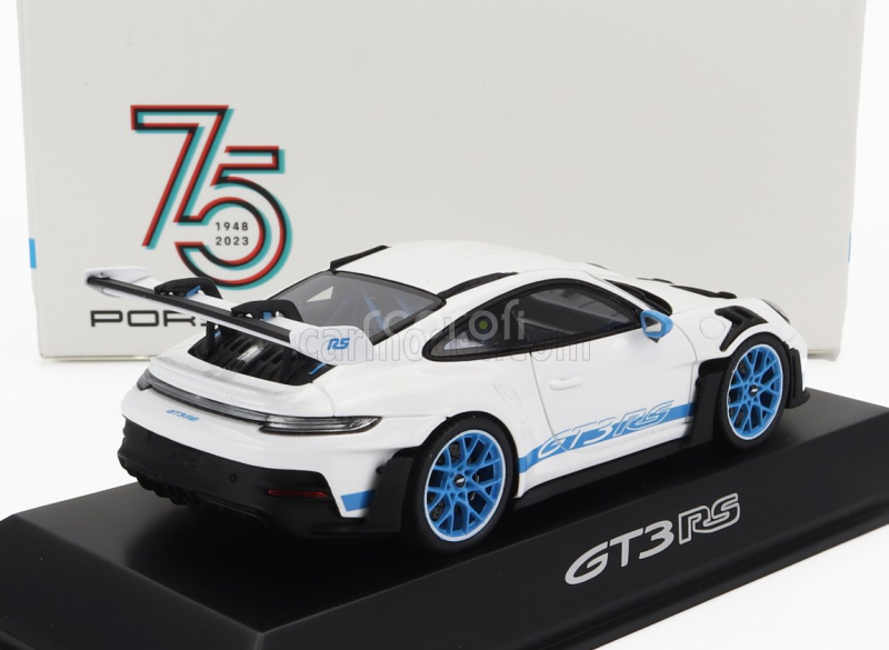 Spark-model Porsche 911 992 Gt3 Rs Iaa Monaco 2023 1:43 Bílá Modrá