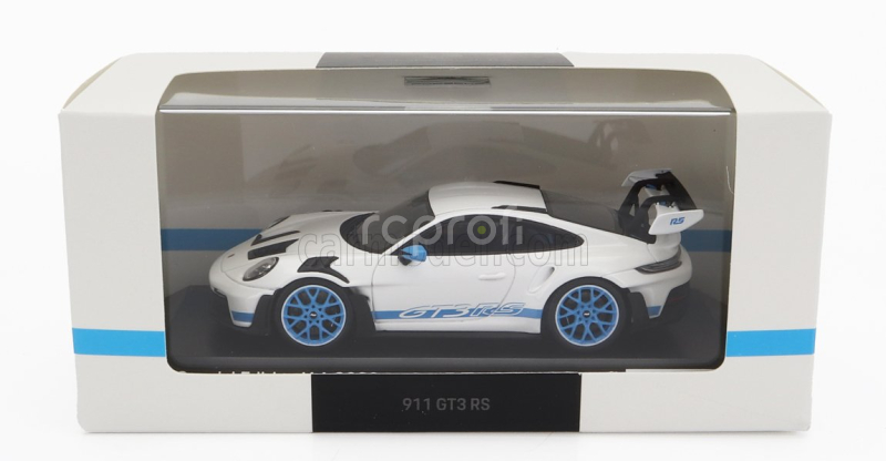 Spark-model Porsche 911 992 Gt3 Rs Iaa Monaco 2023 1:43 Bílá Modrá