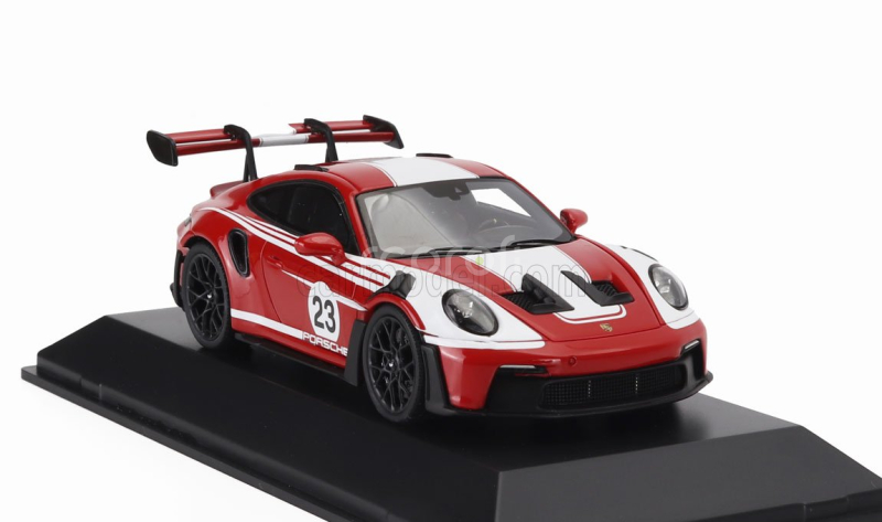 Spark-model Porsche 911 992 Gt3 Rs N 23 Coupe Salzburg Livery 2023 1:43 Červená Bílá