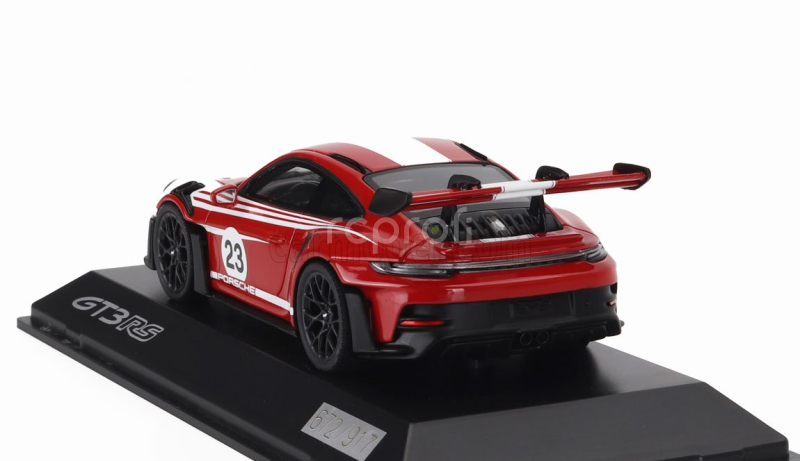Spark-model Porsche 911 992 Gt3 Rs N 23 Coupe Salzburg Livery 2023 1:43 Červená Bílá