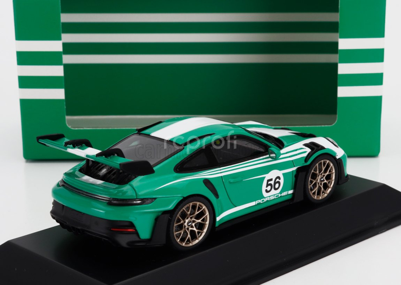 Spark-model Porsche 911 992 Gt3 Rs N 56 Racing Coupe 2023 1:43 Zelená Bílá