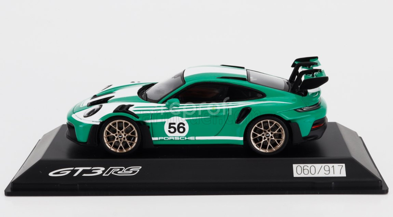 Spark-model Porsche 911 992 Gt3 Rs N 56 Racing Coupe 2023 1:43 Zelená Bílá