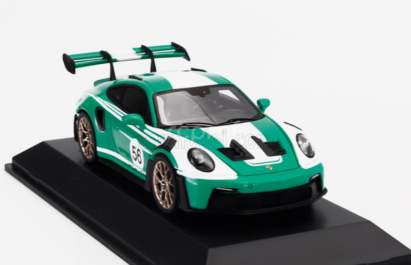 Spark-model Porsche 911 992 Gt3 Rs N 56 Racing Coupe 2023 1:43 Zelená Bílá