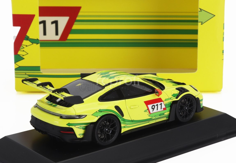 Spark-model Porsche 911 992 Gt3 Rs N 911 Coupe 2023 1:43 Žlutá Zelená