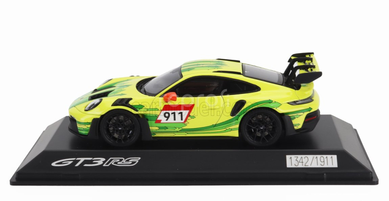 Spark-model Porsche 911 992 Gt3 Rs N 911 Coupe 2023 1:43 Žlutá Zelená