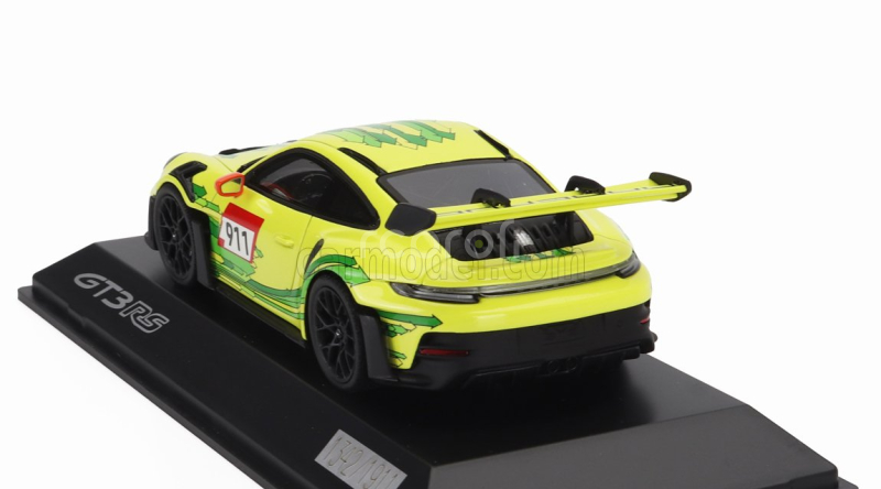 Spark-model Porsche 911 992 Gt3 Rs N 911 Coupe 2023 1:43 Žlutá Zelená
