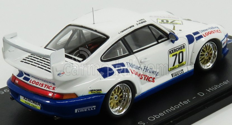 Spark-model Porsche 911 993 Gt2 N 70 1000km Paris 1995 P.oberdorfer - D.hubner 1:43 Bílá Modrá