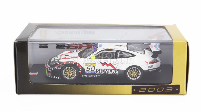 Spark-model Porsche 911 996 3.6l Gt3 Rs Team Freisinger Motorsport N 50 Winner 24h Spa 2003 Stephane Ortelli - Marc Lieb - Romain Dumas 1:43 Bílá Černá Červená