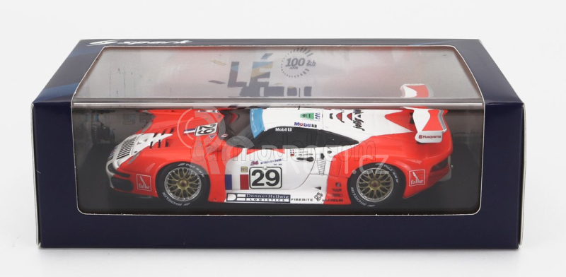 Spark-model Porsche 911 Gt1 3.2l Turbo Team Societe Jb N 29 24h Le Mans 1997 A.ferte - J.von Gartzen - O.thevenin 1:43 Červená Bílá