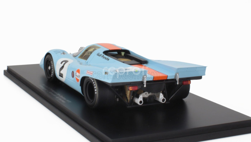 Spark-model Porsche 917k 4.5l Gulf Team John Wyer Automotive Engineering N 2 Winner 24h Daytona 1970 Pedro Rodriguez - Leo Kinnunen - Brian Redman 1:18 Světle Modrá Oranžová