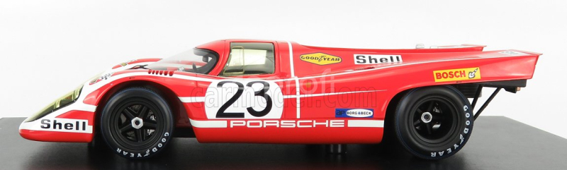 Spark-model Porsche 917k 4.9l Team Salzburg N 23 Winner 24h Le Mans 1970 Hans Herrmann - Richard Attwood 1:18 Červená Bílá