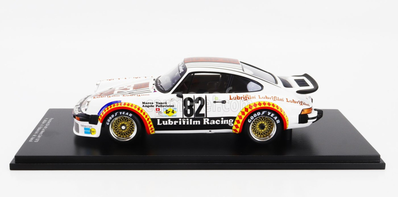 Spark-model Porsche 934 3.0l Turbo Team Lubrifilm Racing N 82 24h Le Mans 1979 H.muller - A.pallavicini - M.vanoli 1:18 Bílá