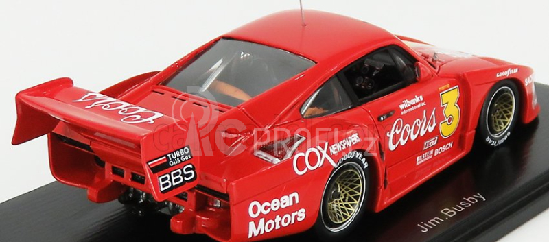 Spark-model Porsche 935 N 3 Sears Point 1980 J.busby 1:43 Red