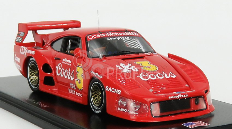 Spark-model Porsche 935 N 3 Sears Point 1980 J.busby 1:43 Red