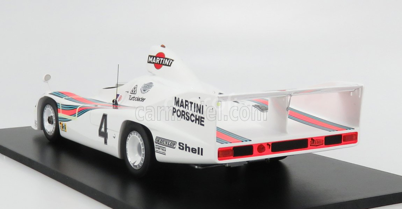 Spark-model Porsche 936/77 2.1l Twin Turbo Team Martini Racing Porsche System N 4 Winner 24h Le Mans 1977 Jacky Ickx - Hurley Hywood - Jurgen Barth 1:18 Bílá Červená Modrá