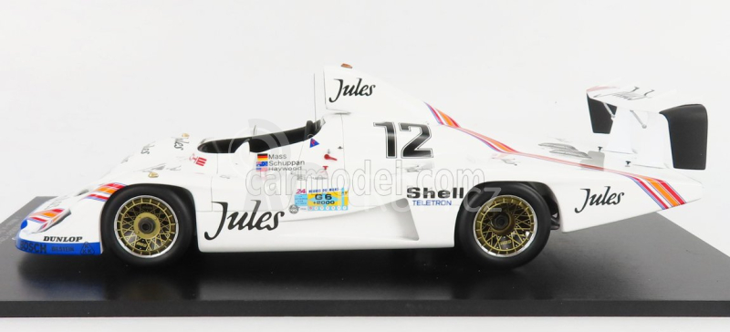 Spark-model Porsche 936/81 Team Porsche System N 12 24h Le Mans 1981 J.mass - V.schuppan - H.haywood 1:18 Bílá