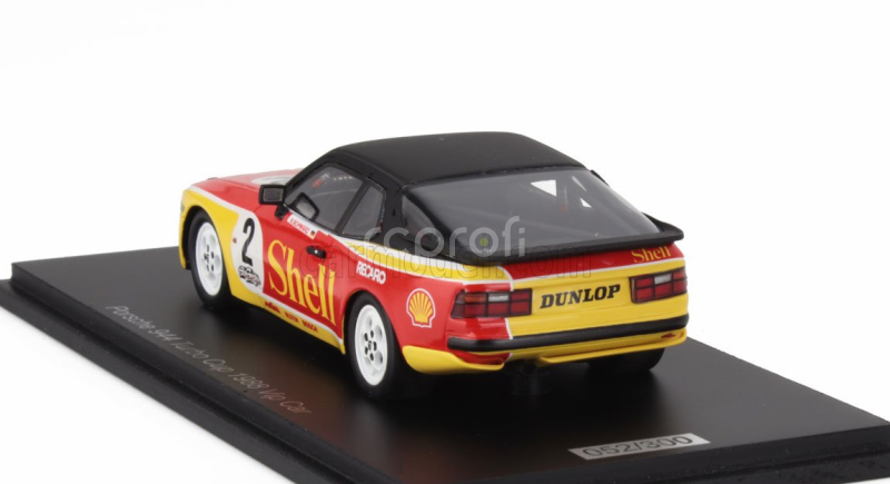 Spark-model Porsche 944 Turbo N 16 Shell Turbo Cup Germany 1988 Armin Schwarz 1:43 Žlutá Červená Černá