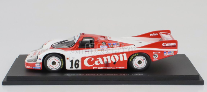Spark-model Porsche 956 N 16 24h Le Mans 1984 Rene Metge - Nick Mason  - Richard Lloyd 1:43 Bílá Červená
