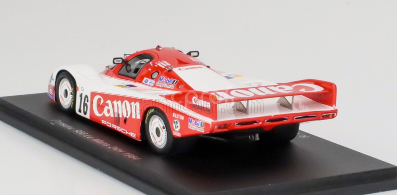 Spark-model Porsche 956 N 16 24h Le Mans 1984 Rene Metge - Nick Mason  - Richard Lloyd 1:43 Bílá Červená