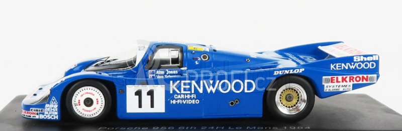 Spark-model Porsche 956b 2.6l Turbo Team Porsche Kremer Racing N 11 24h Le Mans 1984a.jones - V.schuppan - J.p.jarier 1:43 Blue