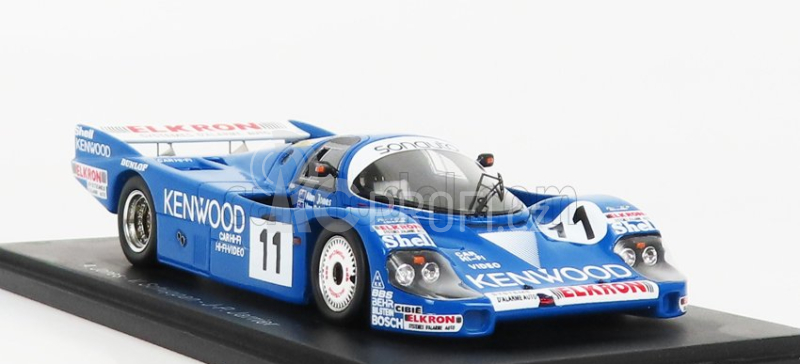 Spark-model Porsche 956b 2.6l Turbo Team Porsche Kremer Racing N 11 24h Le Mans 1984a.jones - V.schuppan - J.p.jarier 1:43 Blue