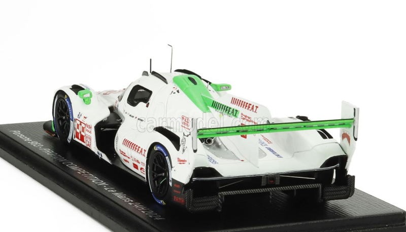 Spark-model Porsche 963 9rd 4.6l Turbo V8 Team Proton Competition N 99 24h Le Mans 2024 Neel Jani - Harry Tincknell - Julien Andlauer 1:43 Bílá Zelená