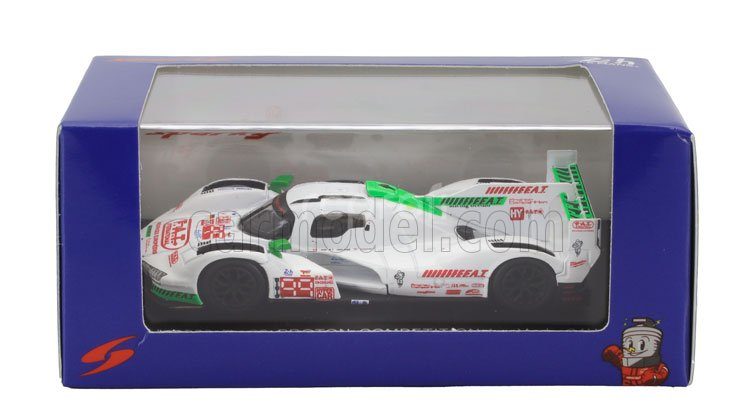 Spark-model Porsche 963 9rd 4.6l Turbo V8 Team Proton Competition N 99 24h Le Mans 2024 Neel Jani - Harry Tincknell - Julien Andlauer 1:64 Bílá Zelená