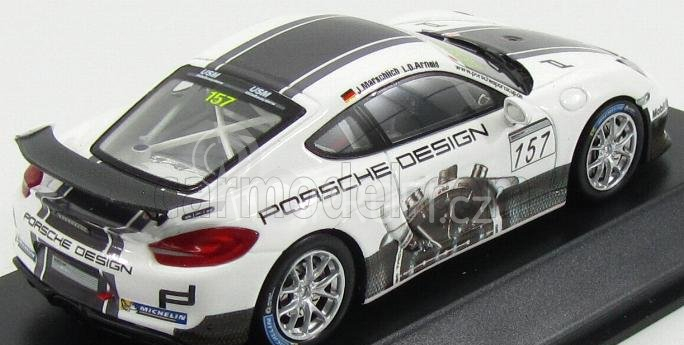 Spark-model Porsche Cayman Gt4 N 157 Clubsport 2015 J.marschlich - L.d.arnold 1:43 Bílá Černá