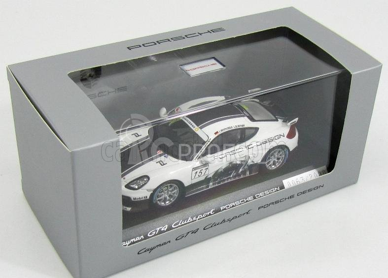 Spark-model Porsche Cayman Gt4 N 157 Clubsport 2015 J.marschlich - L.d.arnold 1:43 Bílá Černá