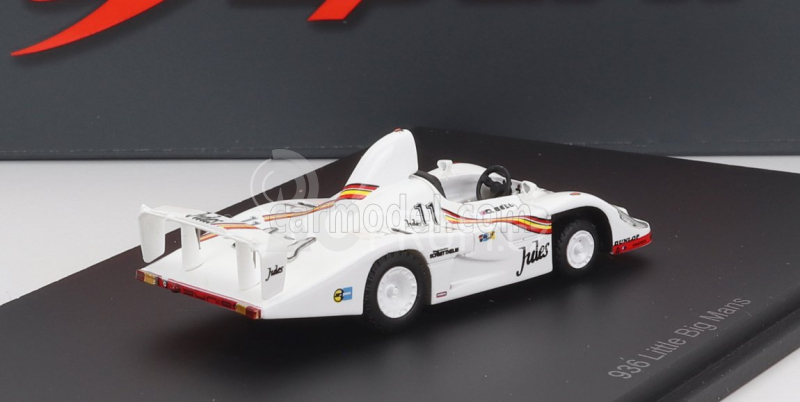 Spark-model Porsche Pedal Car - Type 935 936/81 N 11 Winner 24h Le Mans 1981 - Little Big Mans - With Figures 1:43 Bílá