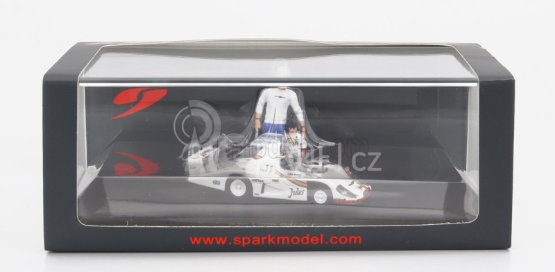 Spark-model Porsche Pedal Car - Type 935 936/81 N 11 Winner 24h Le Mans 1981 - Little Big Mans - With Figures 1:43 Bílá