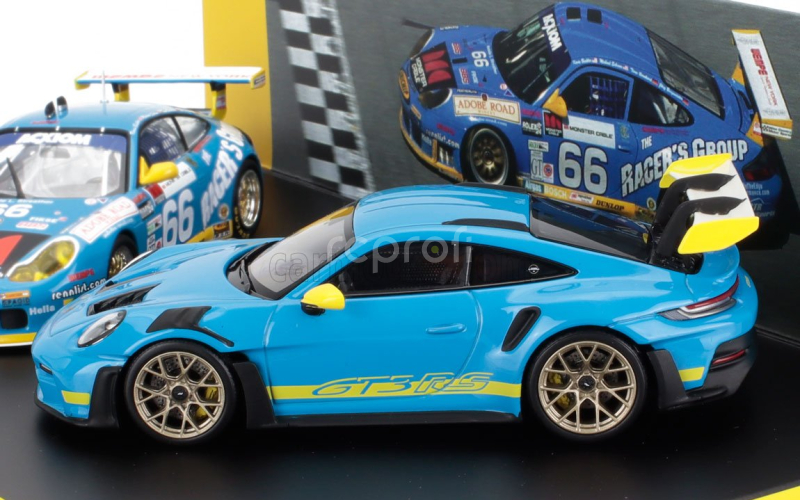 Spark-model Porsche Set 2x 911 996 Gt3 Rs N 66 Racing 2002 + 911 992 Gt3 Rs Coupe 2023 1:43 Různé