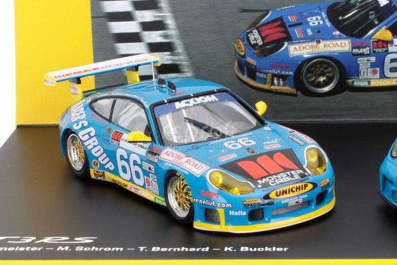 Spark-model Porsche Set 2x 911 996 Gt3 Rs N 66 Racing 2002 + 911 992 Gt3 Rs Coupe 2023 1:43 Různé